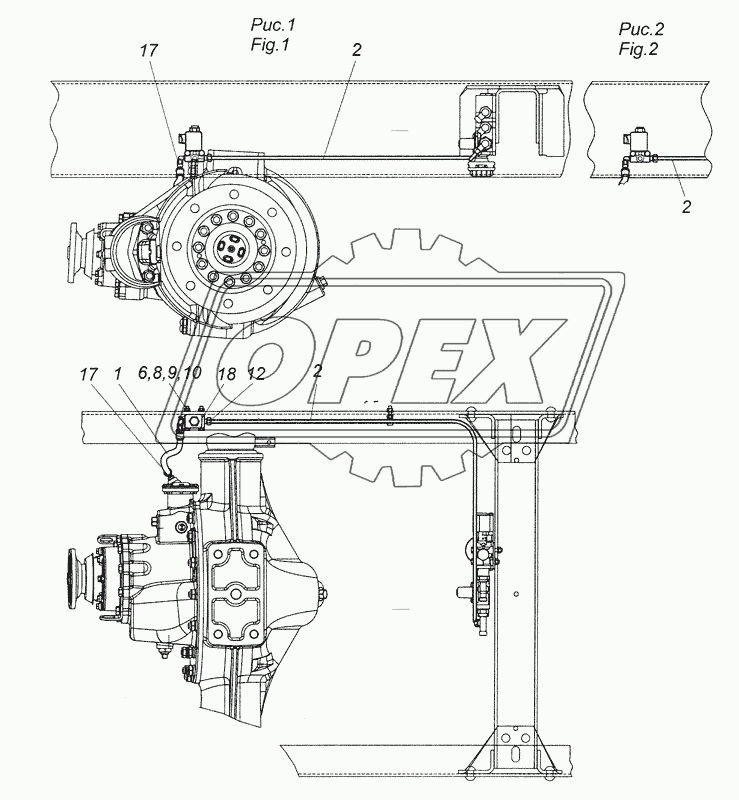 4308-2411020-03 Привод блокировки межколесного дифференциала